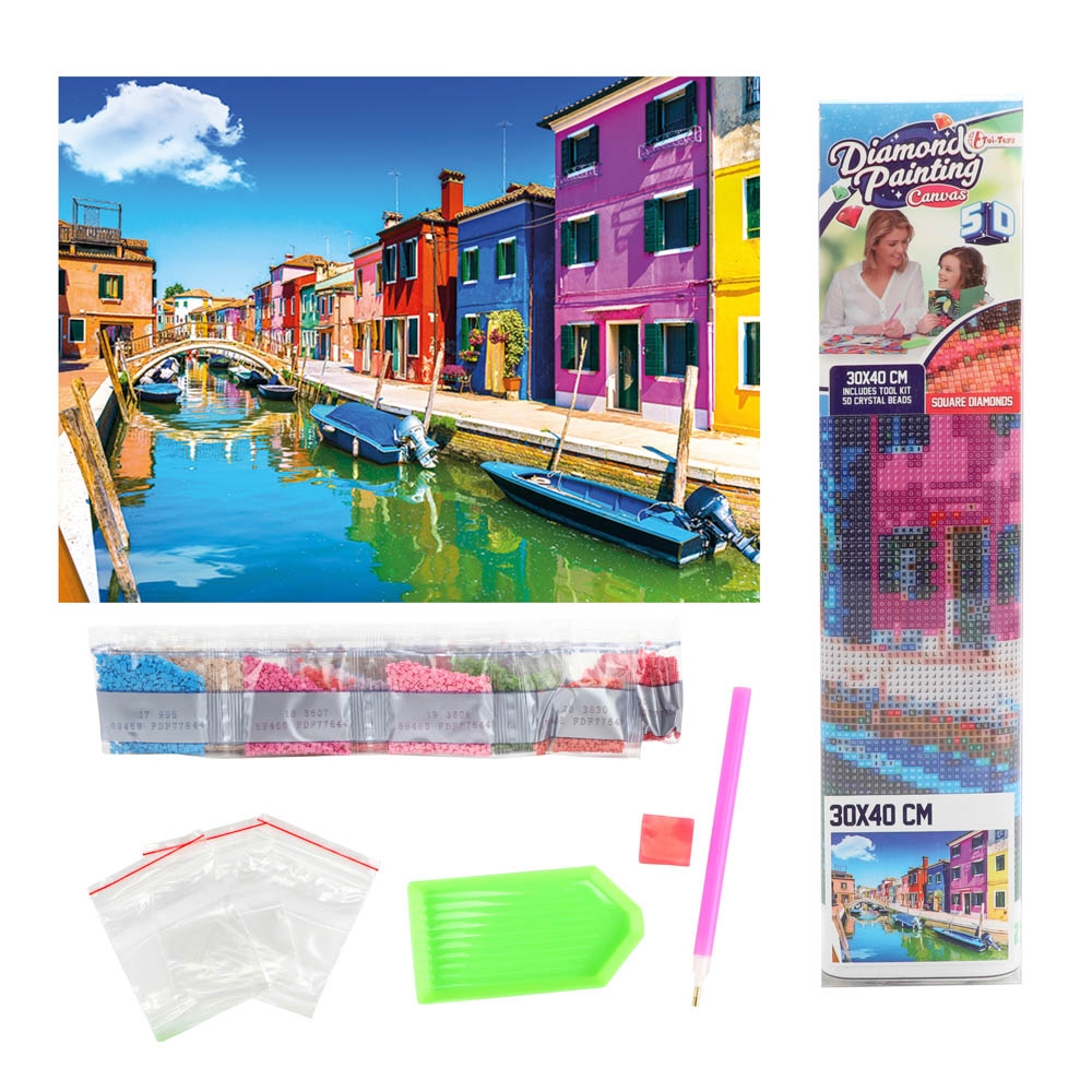 Set creatie cu diamante, 30x40 cm - Toi-Toys - imagine 9