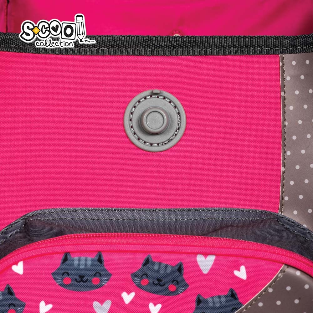 Ghiozdan anatomic I AM SO PURRFECT, 30x22x42 cm - S-COOL - imagine 12