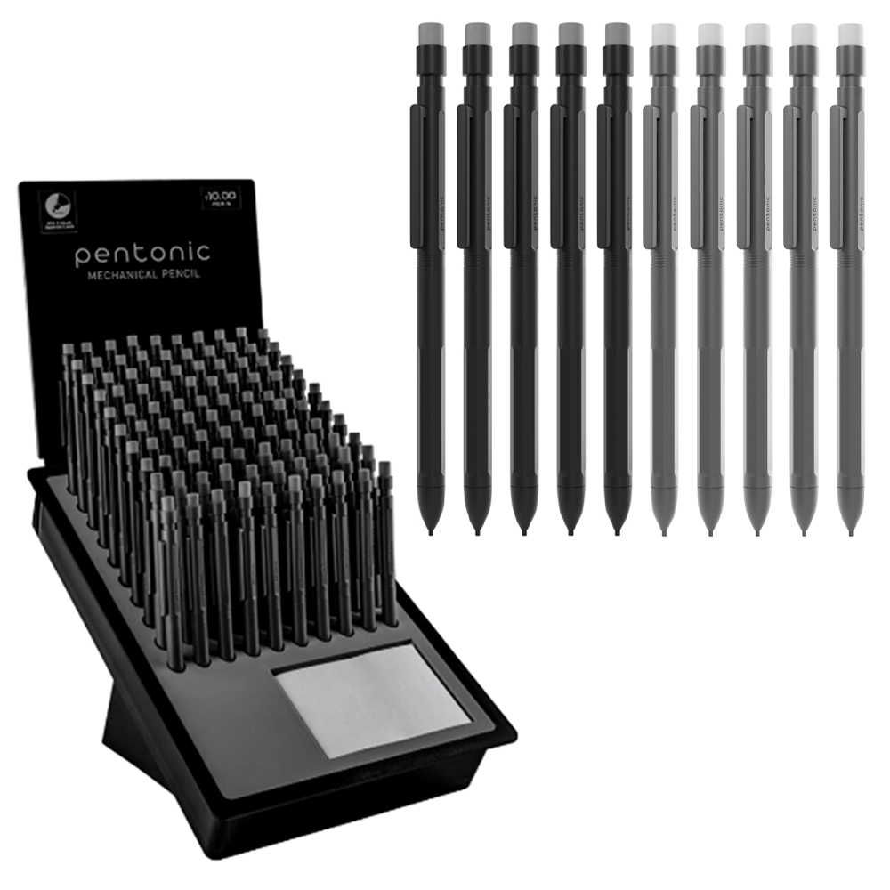 Creion mecanic Pentonic, 0,.5 mm/0.7 mm, 100 buc/display - LINC