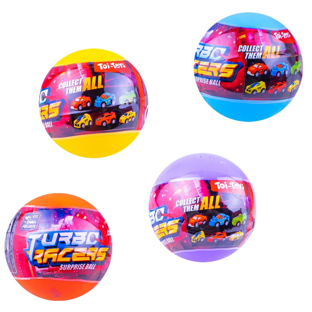 Ou cu surpriza, Masinuta Turbo Racer - Toi-Toys - imagine 3