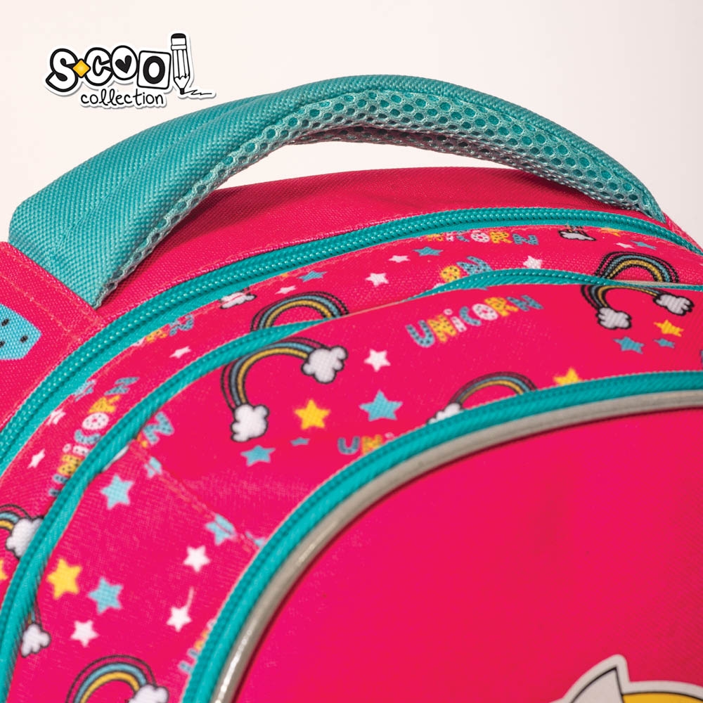 Ghiozdan anatomic, 38x39x19.5 cm, UNICORN - S-COOL - imagine 5