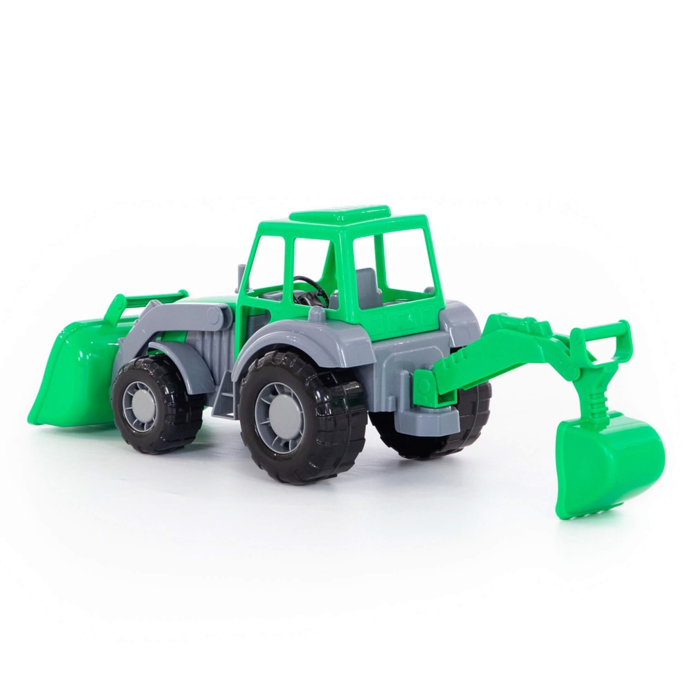 Tractor-excavator - Altay, 37x17x22 cm, Polesie - imagine 4