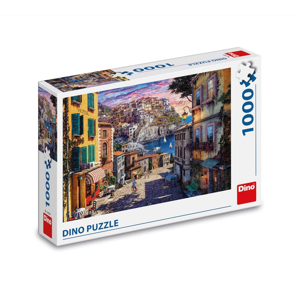 Puzzle 1000 piese, Riviera Italiana - DINO TOYS - imagine 4