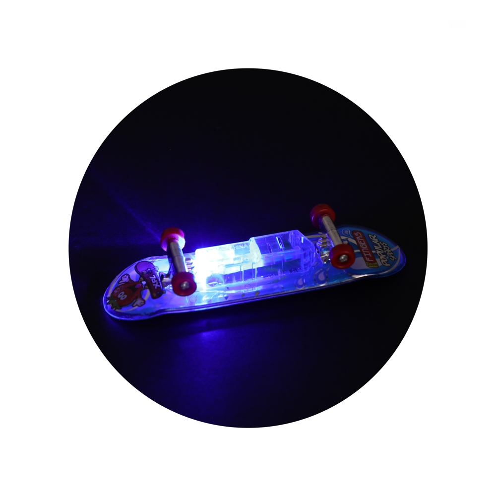 Mini skateboard de deget, cu lumina - Toi-Toys - imagine 4