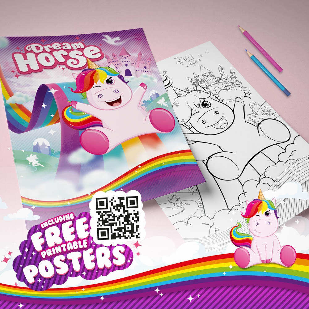 Unicorn din plus, cu gentuta - Toi-Toys - imagine 10