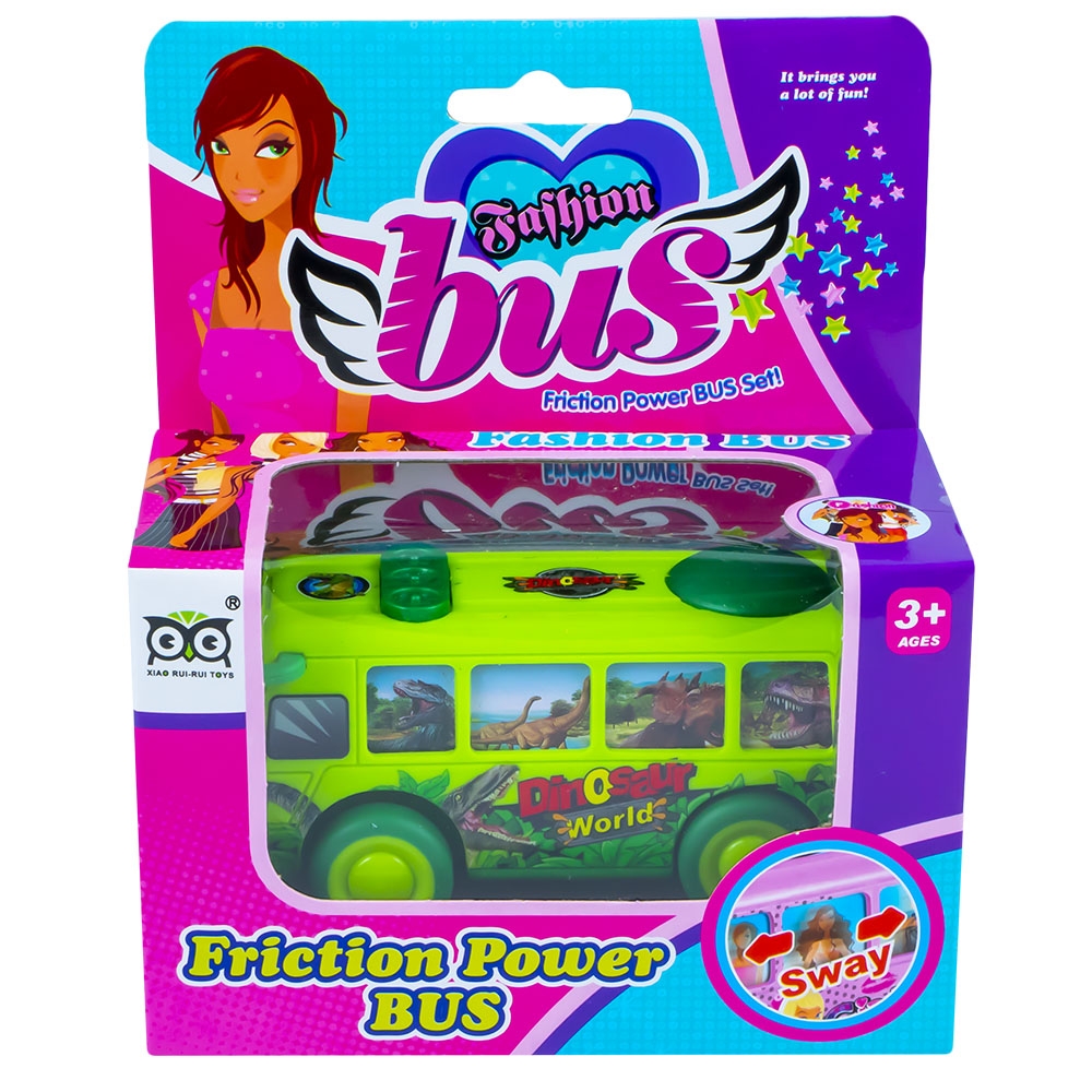 Autobuz frictiune 12x5,5x5,5 cm - imagine 6