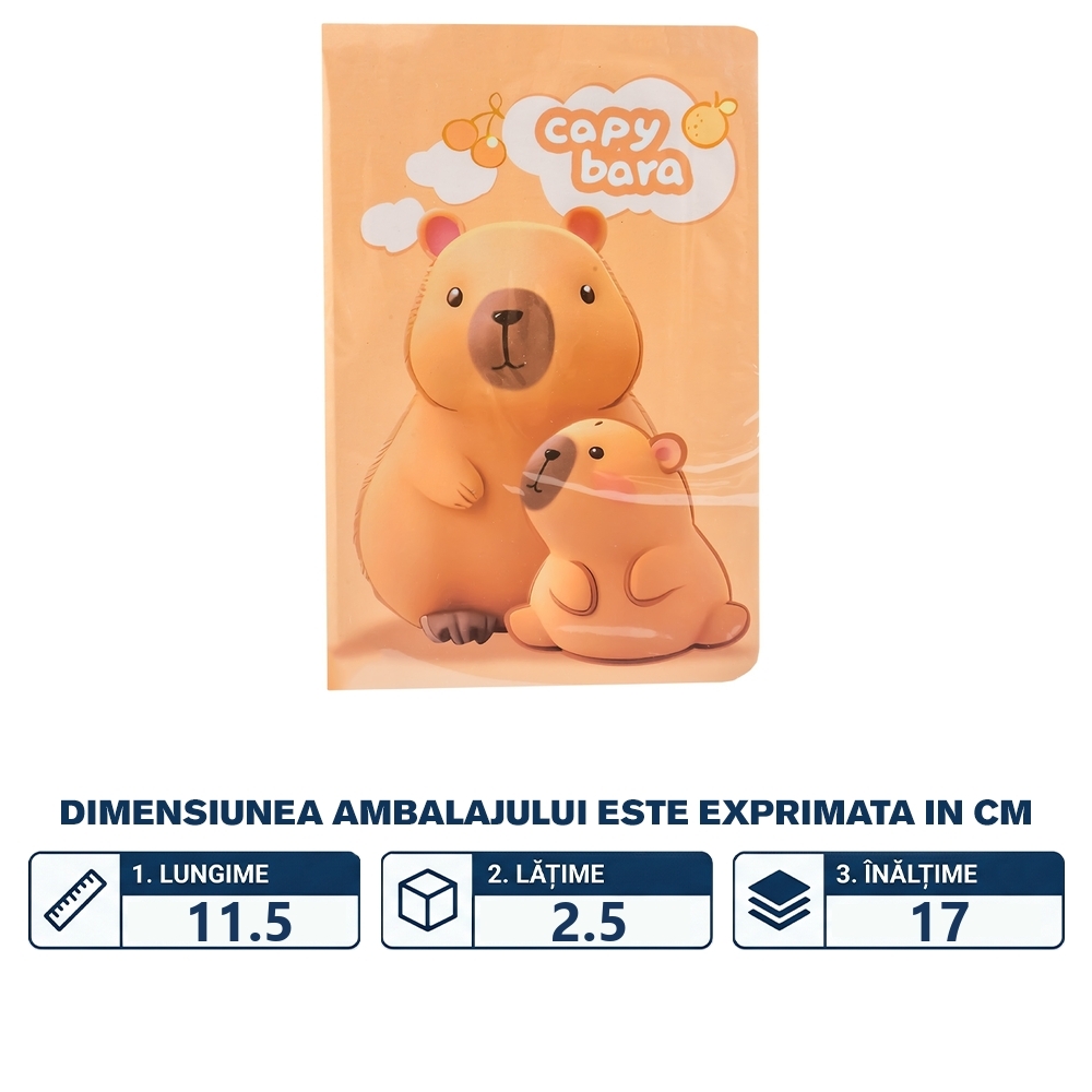Notes C6, 80 file, Capybara - imagine 2