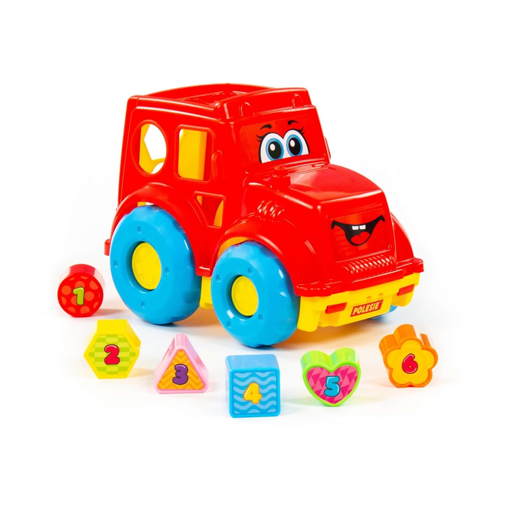 Camion + cuburi educative, 26x16.5x21 cm, Polesie - imagine 6