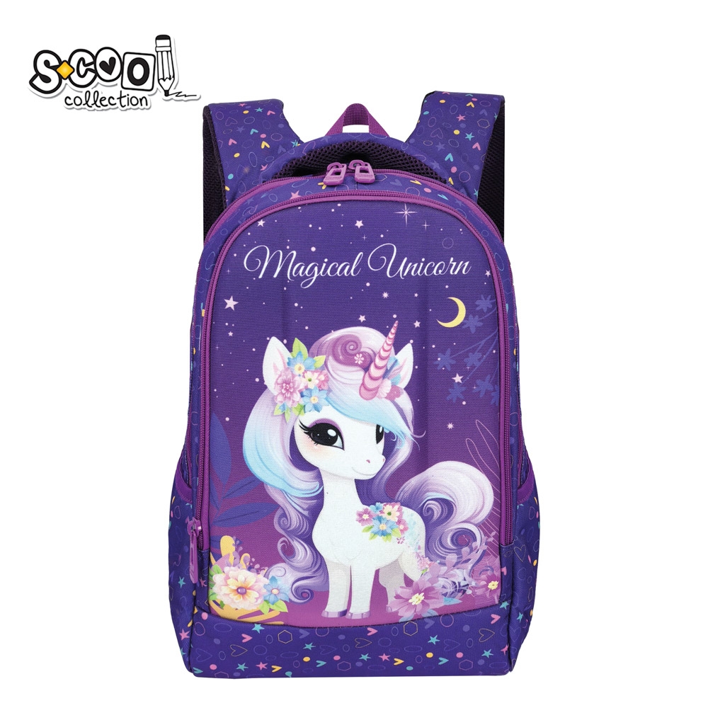 Ghiozdan ergonomic, 40x29x14 cm, MAGICAL UNICORN - S-COOL