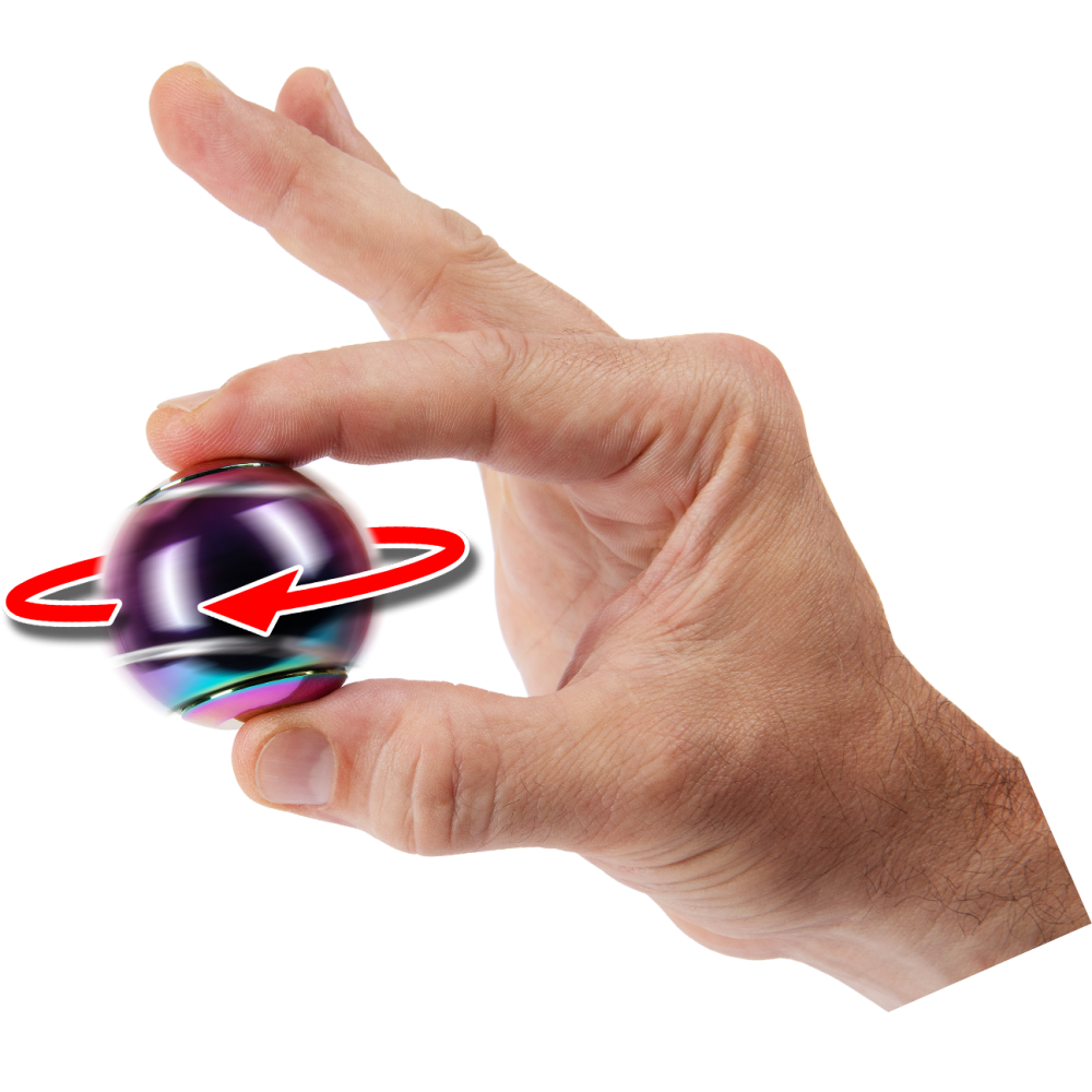 Bopster Spin Ball, Multicolor, Metalizat - imagine 11