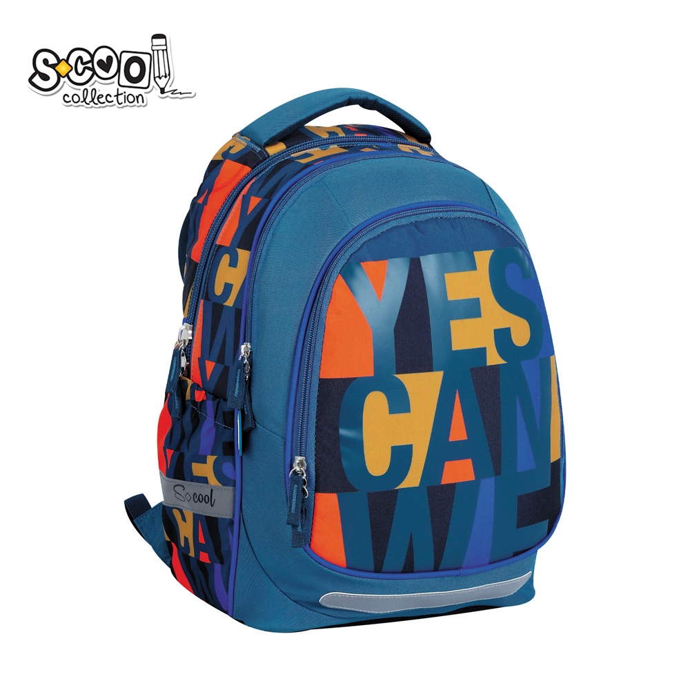 Ghiozdan anatomic light, 41x28x17 cm, YES WE CAN - S-COOL - imagine 3