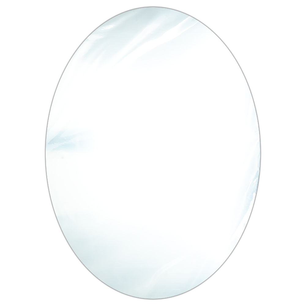Autocolant tip oglinda, oval, 35x50 cm