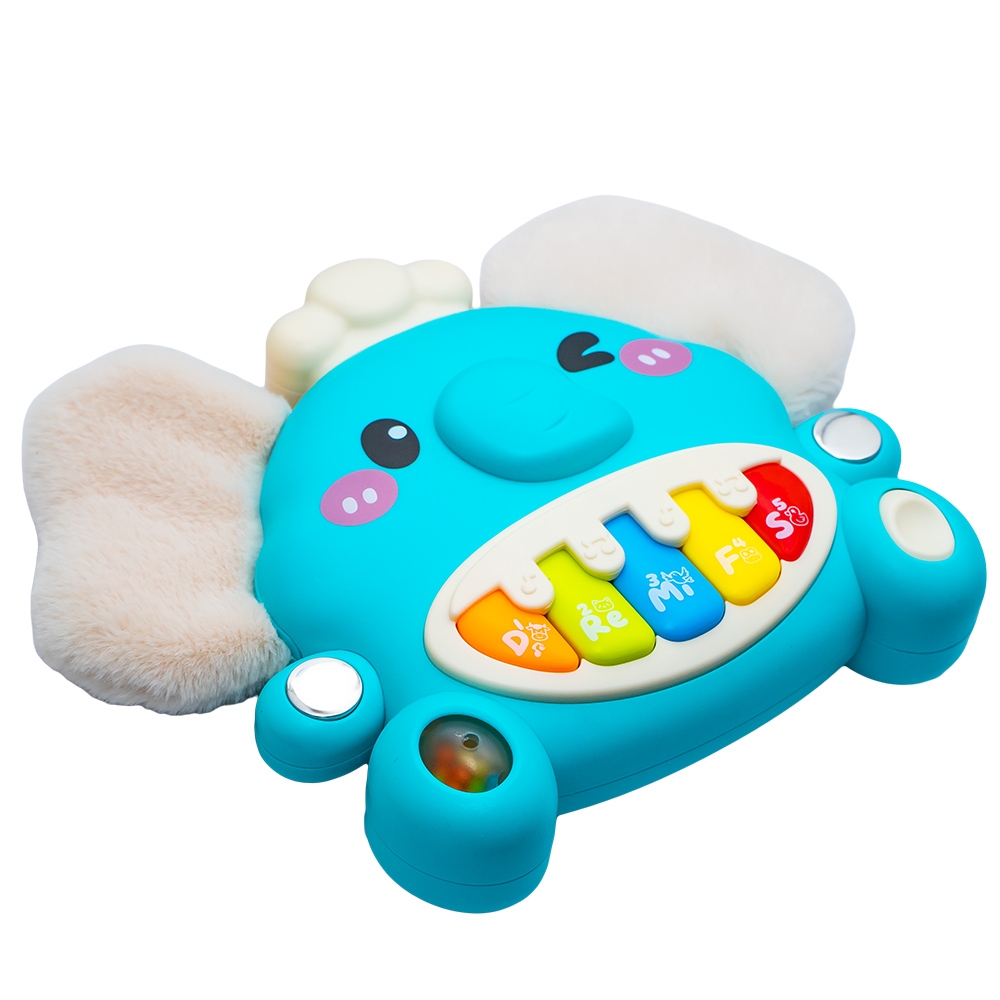 Orga pentru bebelusi, Elefant, cu baterii - imagine 3