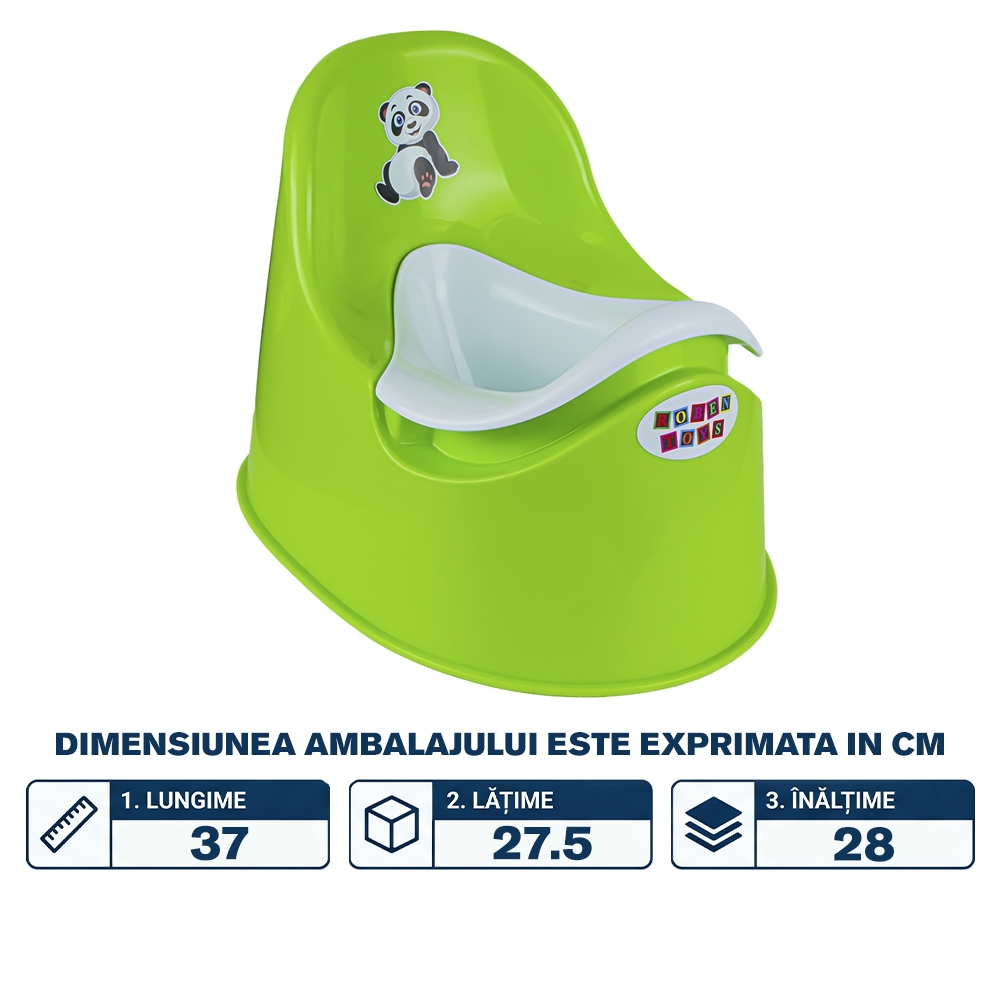 Olita copii, verde deschis, 37x27.5x28 cm - ROBENTOYS - imagine 2