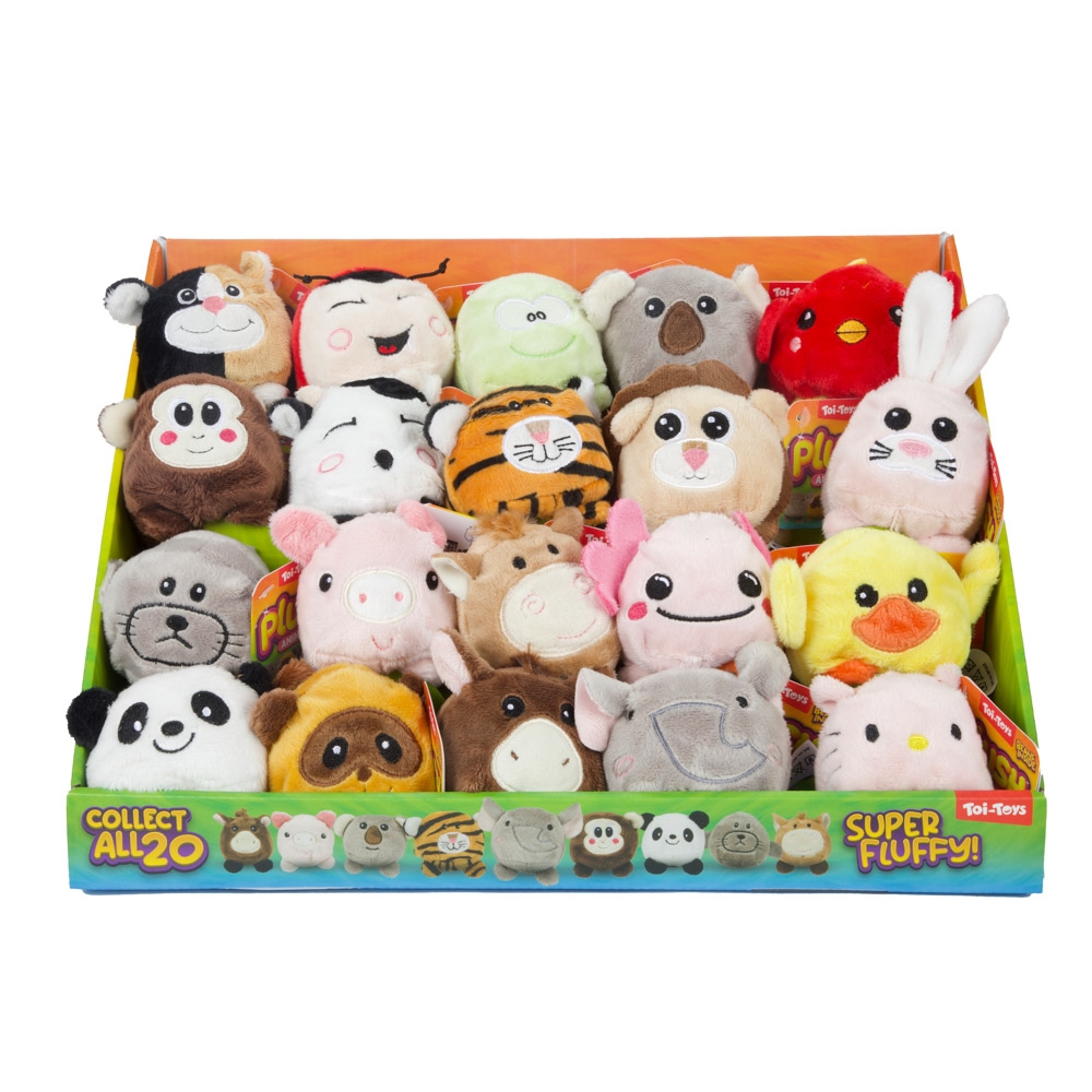 Jucarie de plus, Animalut Beanie, 8 cm - Toi-Toys - imagine 2