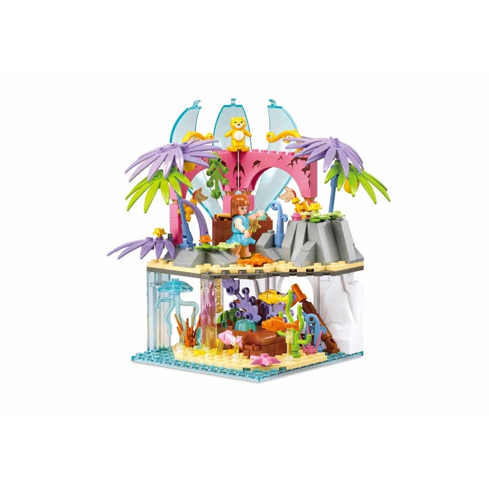 Set de constructie Girl's dream, 224 piese, Insula secreta - Sluban - imagine 3