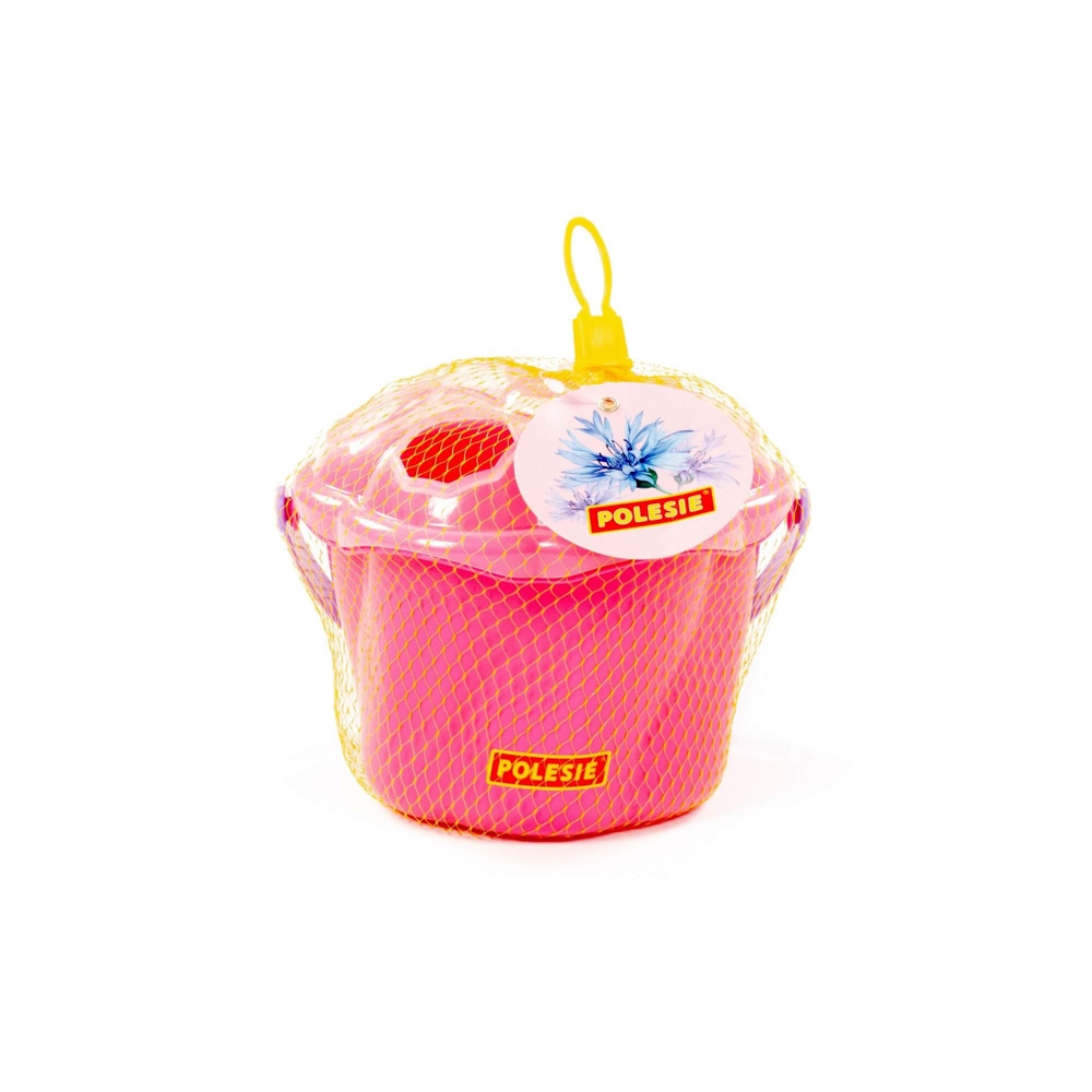Galetusa roz cu forme de sortare, 6 buc/set, 17.5x15.7x14 cm, Polesie - imagine 7