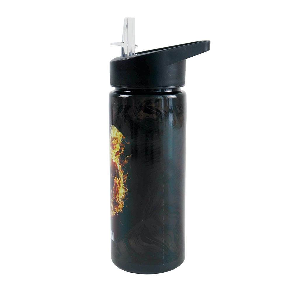 Sticla apa 600 ml, plastic, cu pai, PALY ON, 23x8.5 cm - S-COOL - imagine 3