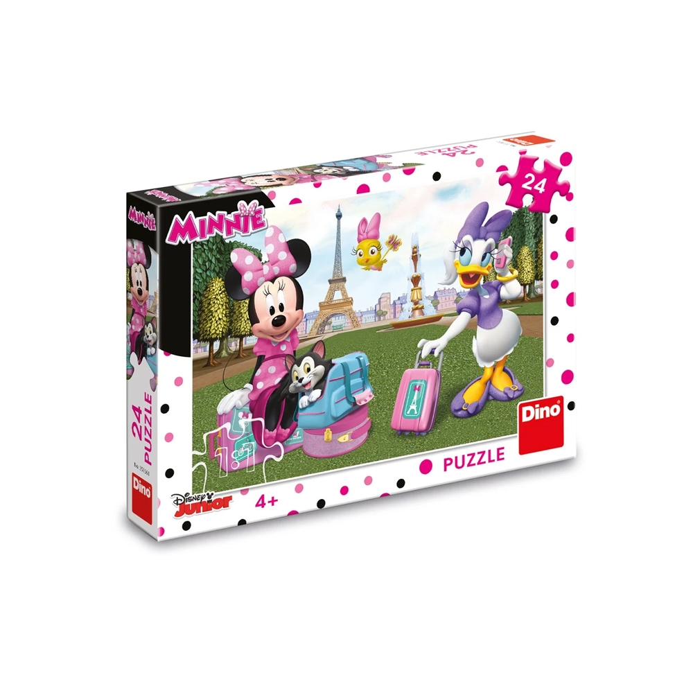 Puzzle 24 piese, Minnie in Paris - DINO TOYS - imagine 4