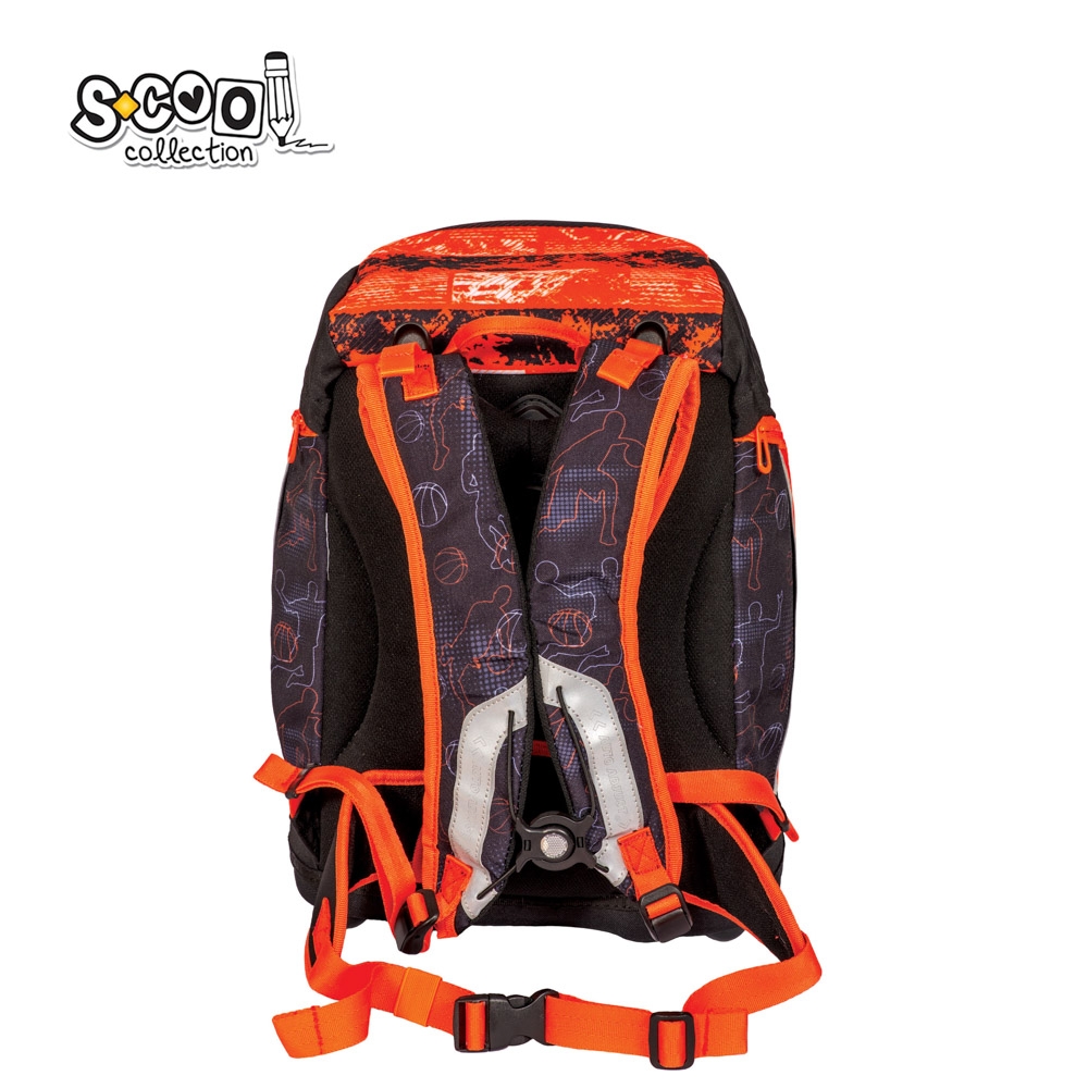 Ghiozdan anatomic, 41x28x21 cm, NEVER GIVE UP - S-COOL - imagine 4