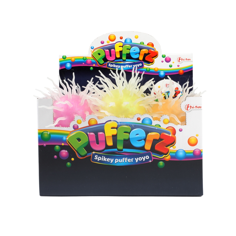 Jucarie Pufferz, minge super shiny, 8 cm - Toi-Toys - imagine 2